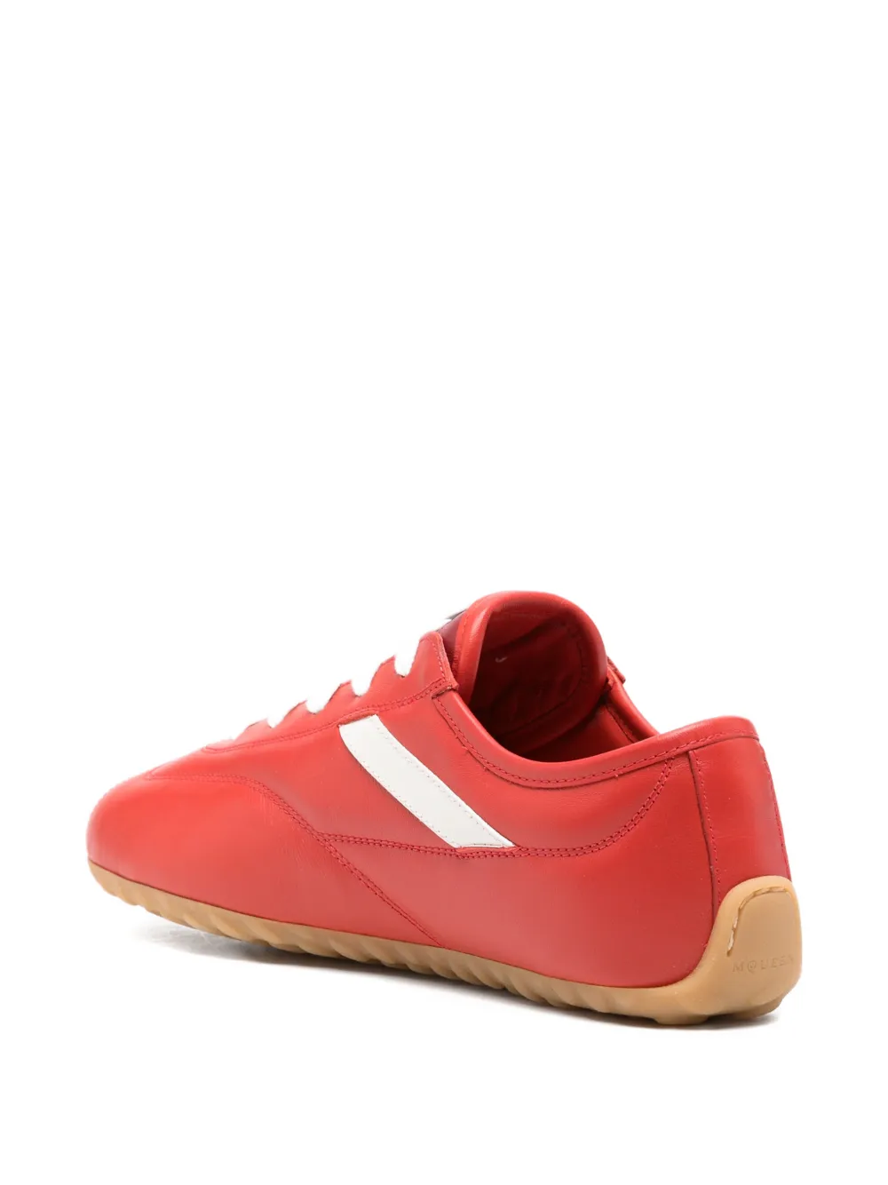 Alexander McQueen Boxe sneakers met logodetail Rood