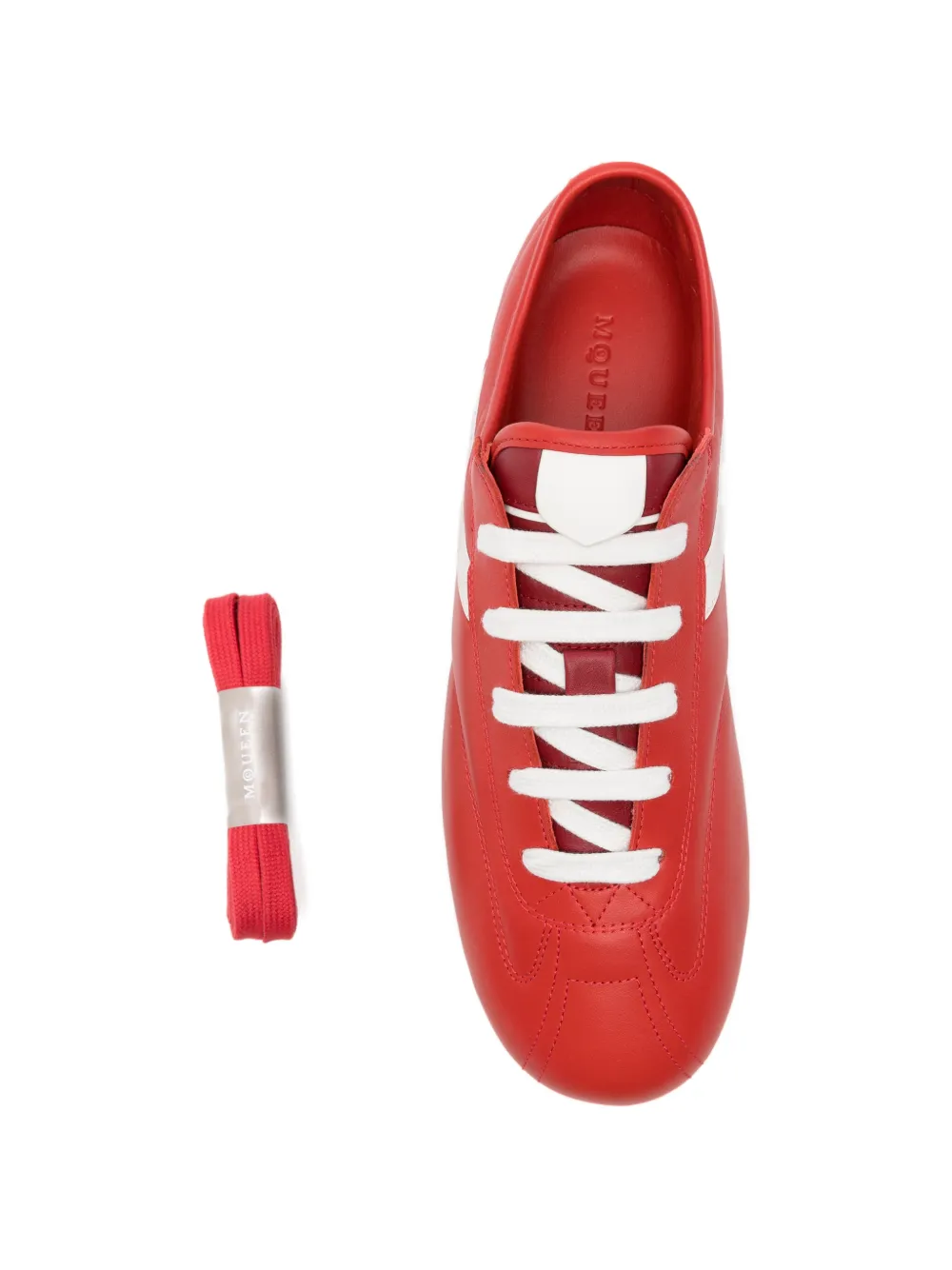 Alexander McQueen Boxe sneakers met logodetail Rood