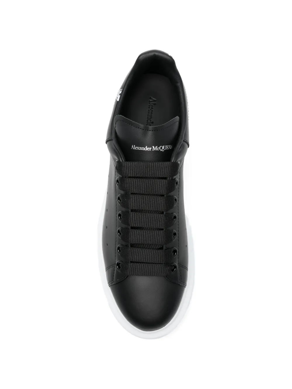 Alexander McQueen Oversized skull-print sneakers Zwart