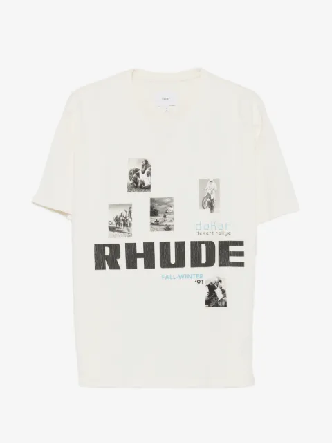 RHUDE t-shirt à logo imprimé