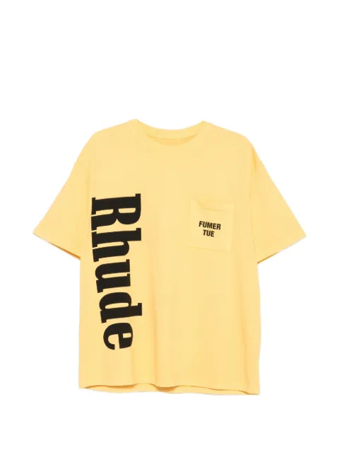 RHUDE logo-print pocket T-shirt