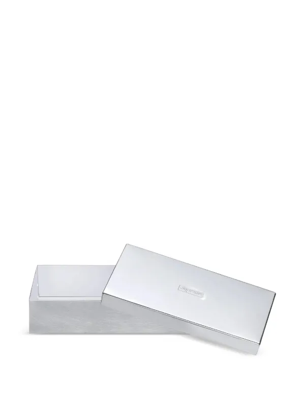 Supreme x SyuRo logo-debossed Tin Box | Silver | FARFETCH