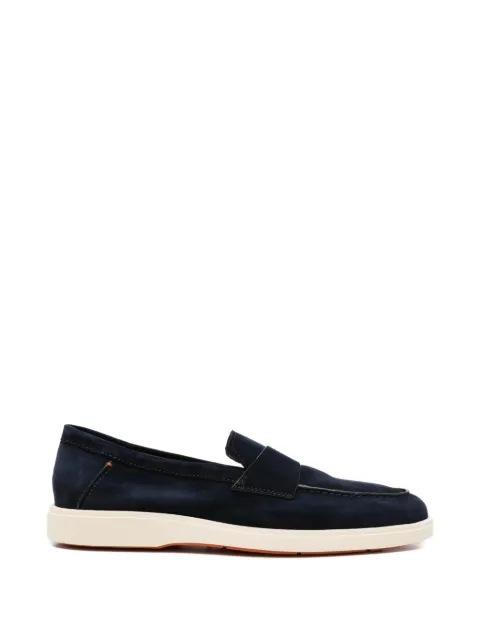 Santoni suede loafers