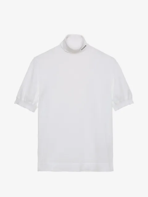 Prada Kurzärmeliger Rollkragenpullover