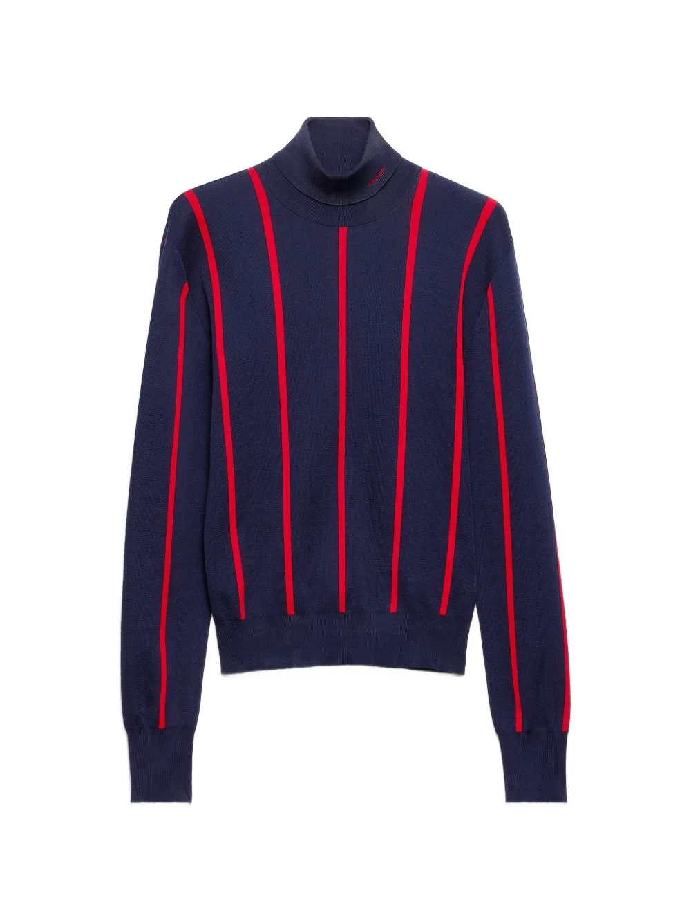 Prada intarsia striped sweater - Blue