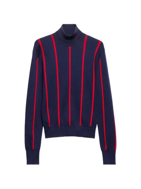 Prada intarsia striped sweater