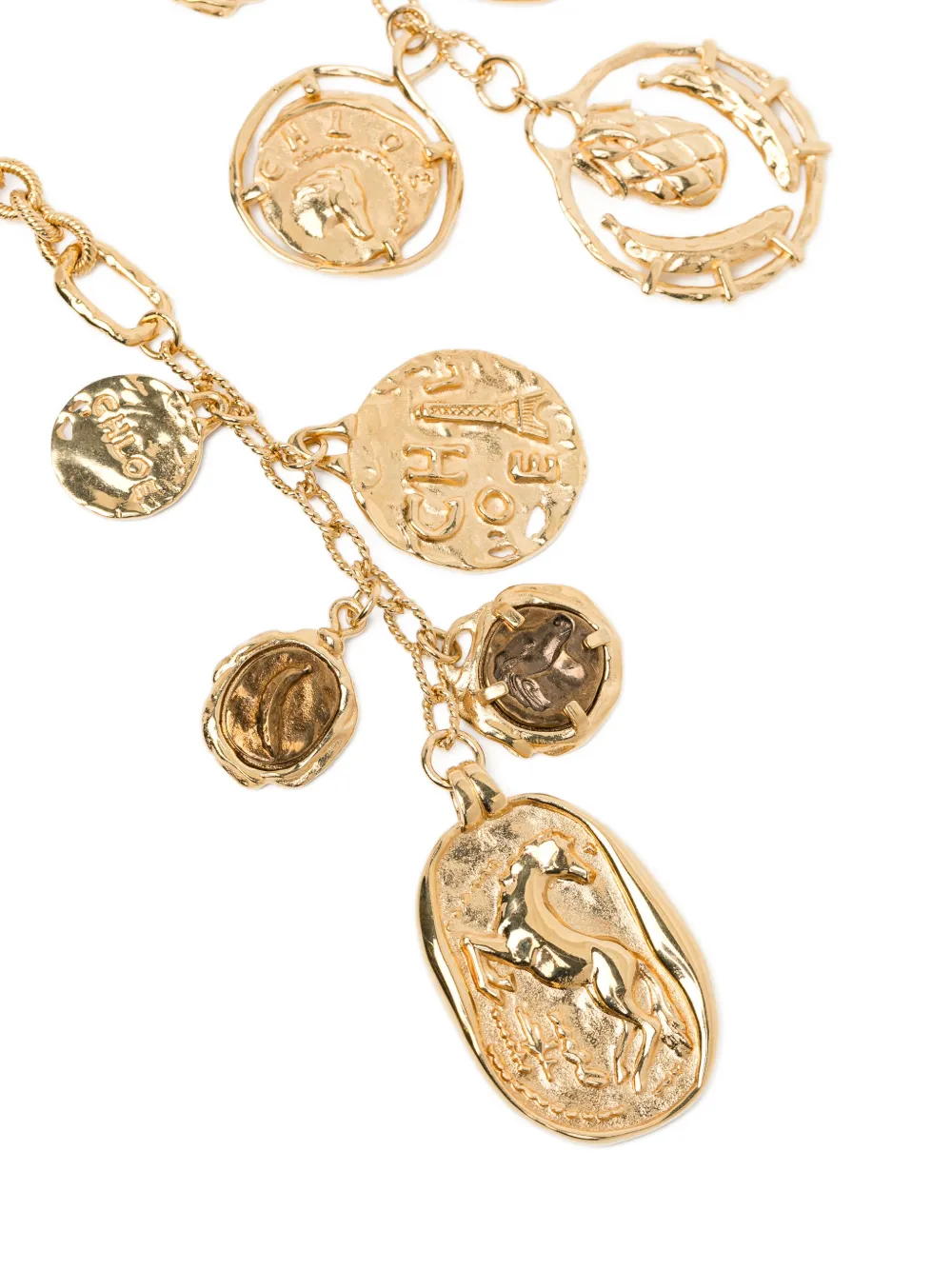  Chloé Collar Medals - Dorado 
