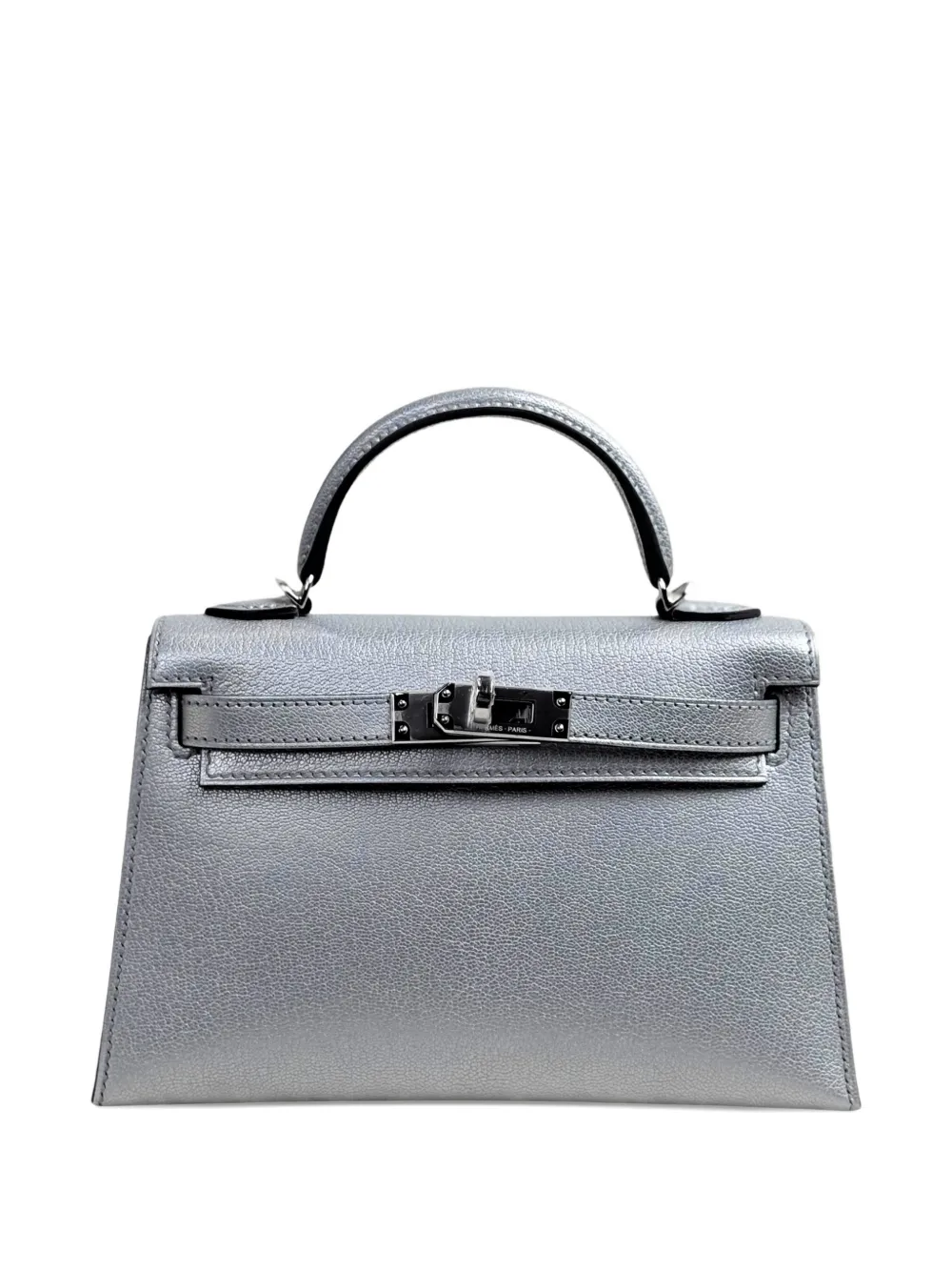 Hermès Pre-Owned Borsa tote Kelly Sellier 20 mini 2025 - Argento