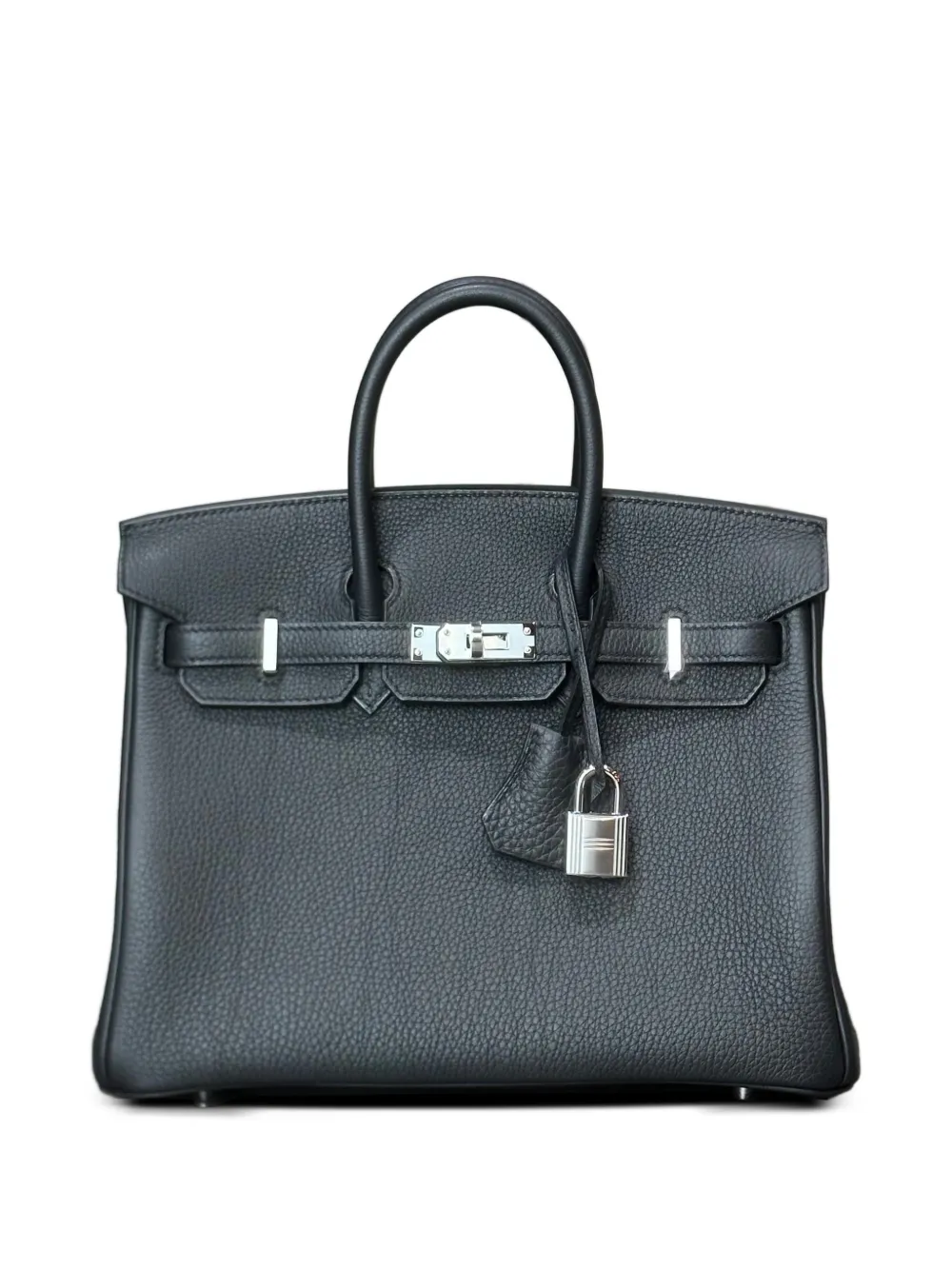 Hermès Pre-Owned Borsa tote Birkin 25 in pelle 2025 - Nero