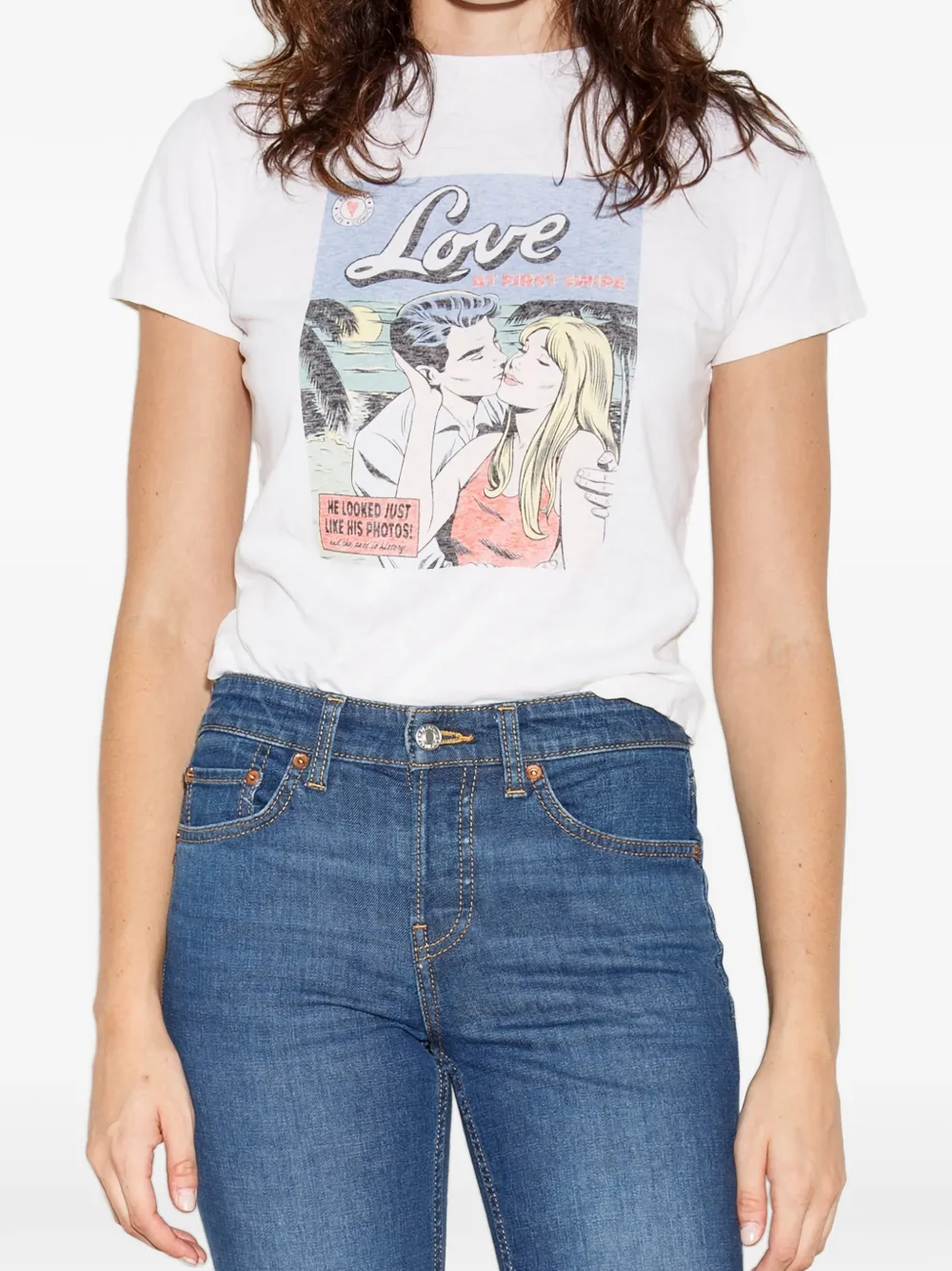 RE/DONE graphic t-shirt - Bianco