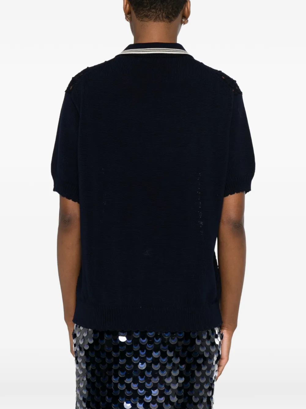 Miu Gestreept poloshirt Blauw