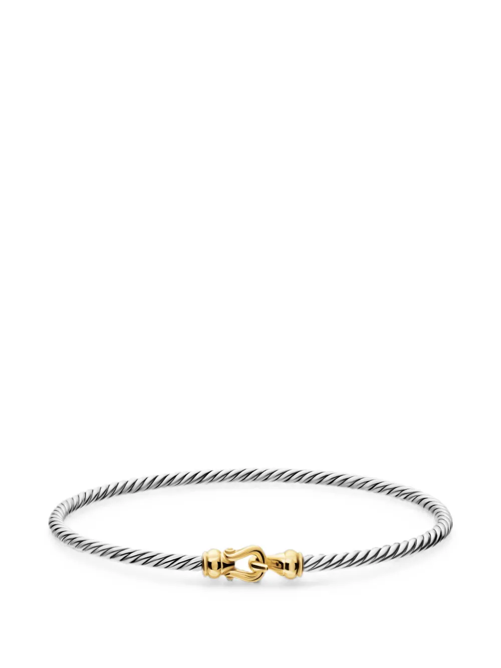  David Yurman Cable Flex Buckle Bracelet - Plateado 