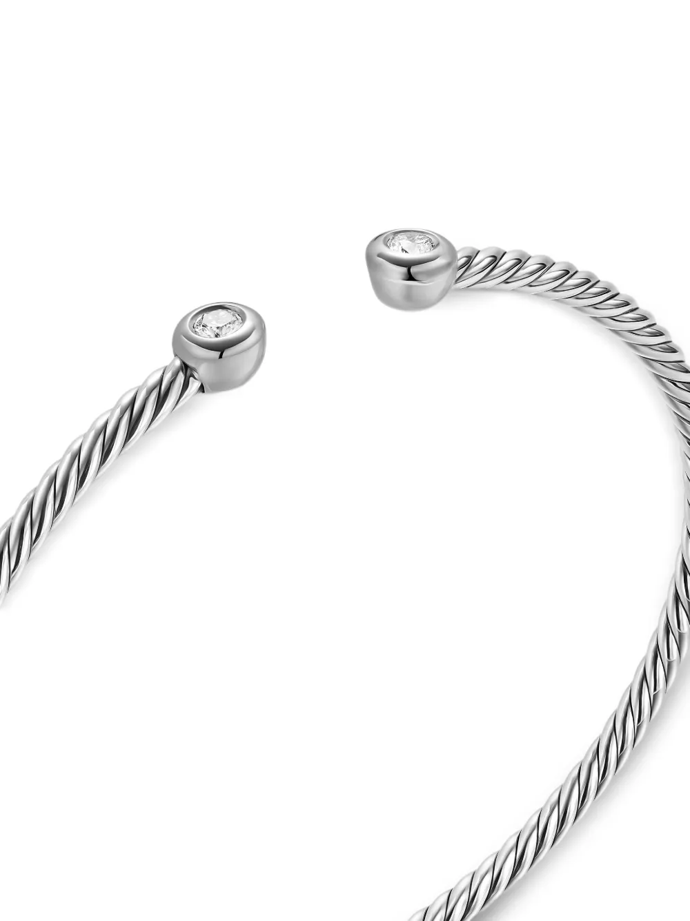 David Yurman Sterling Silver Flex Bracelet 
