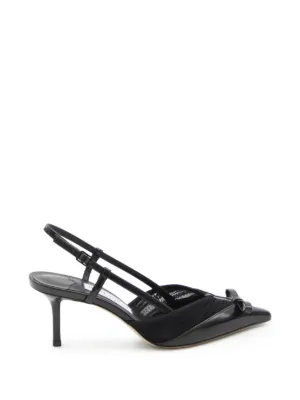 Jimmy Choo Mimmi スリングバック パンプス | ブラック | FARFETCH JP