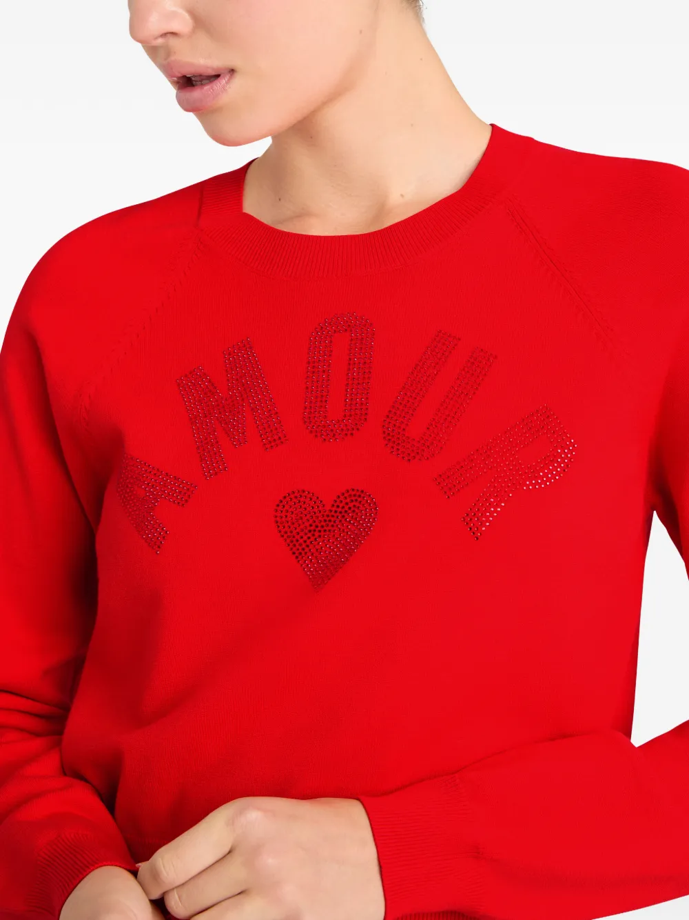 Cinq A Sept Amour Heatset trui Rood