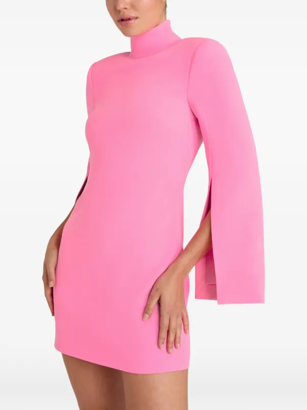 long sleeve split mini dress Split Sleeve Mini Dress
