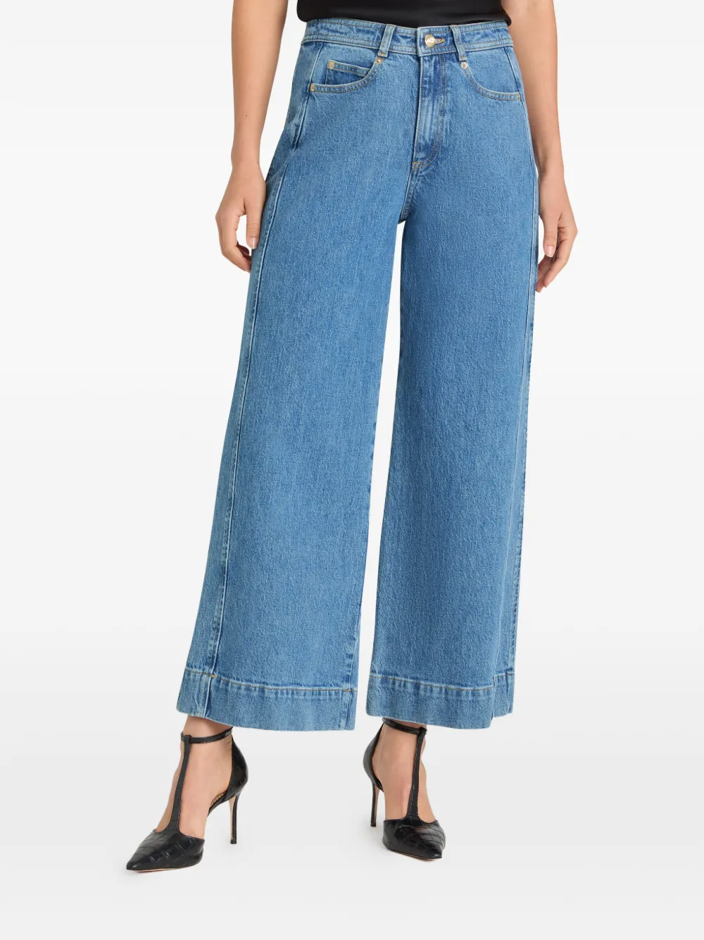  Cinq A Sept Betsy Wide-leg Jeans - Blue 
