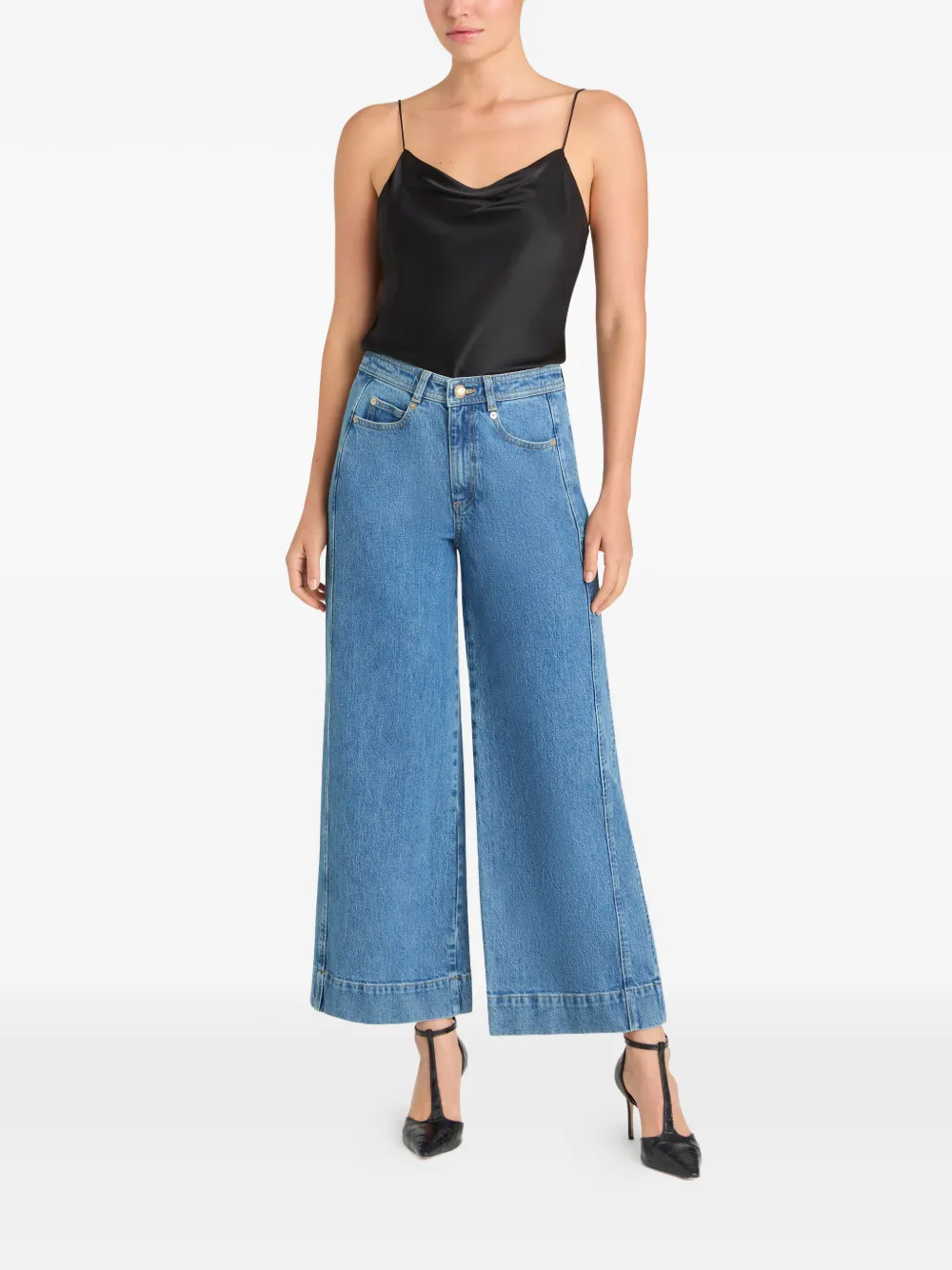  Cinq A Sept Betsy Wide-leg Jeans - Blue 