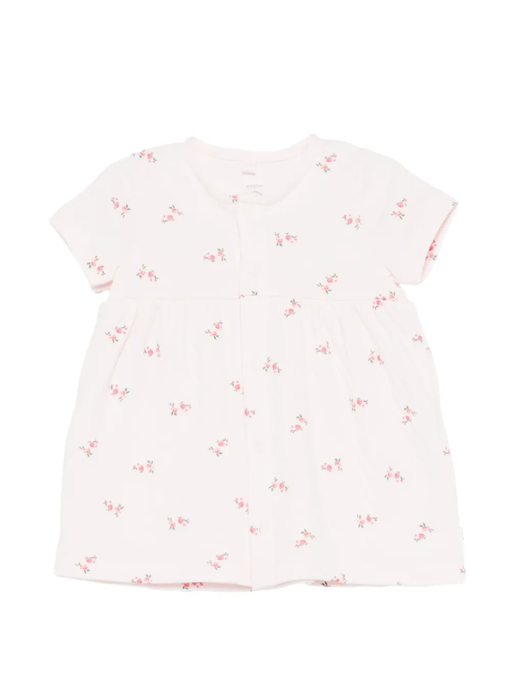 Petit Bateau floral-print short-sleeve dress - Rosa