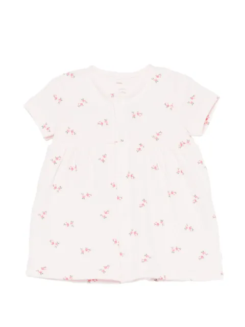 Petit Bateau vestido manga corta con estampado floral