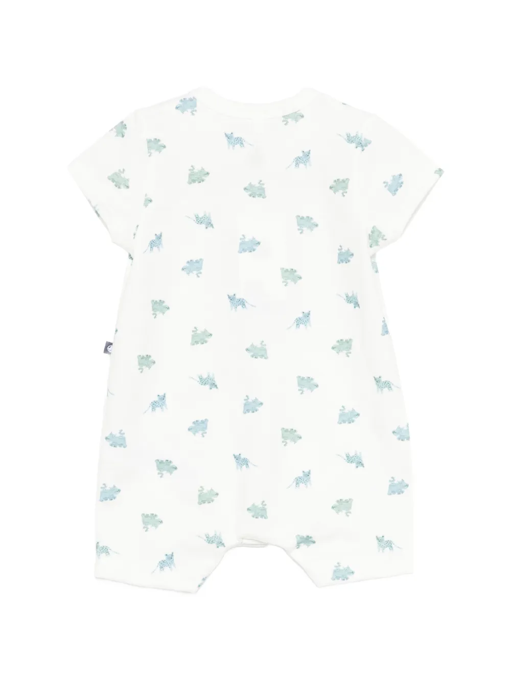  Petit Bateau Short-sleeved Printed Shorties - White 