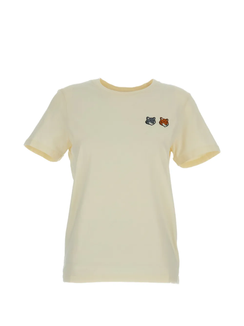 Maison Kitsuné T-shirt con applicazione - Toni neutri