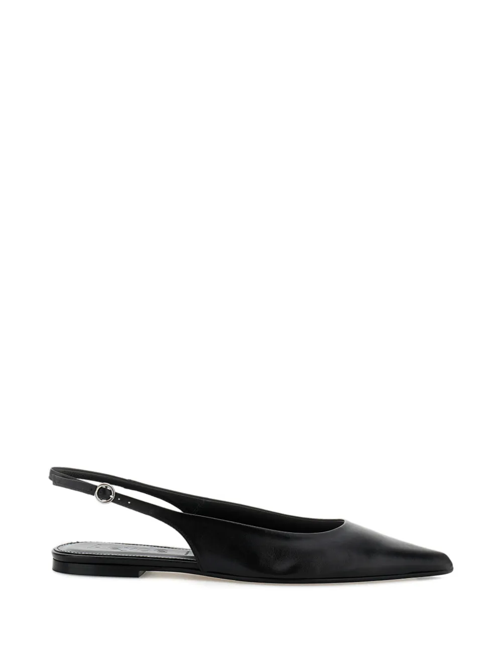 Aeyde Annora pointed flat pumps Zwart