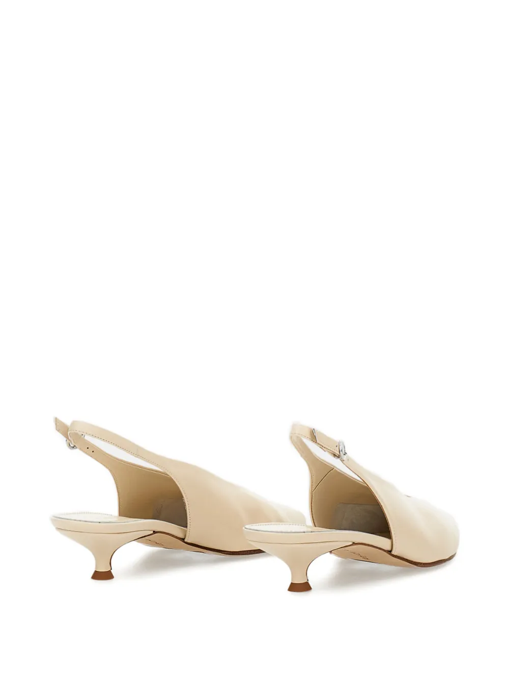 Aeyde Camilla pumps met puntige neus Beige