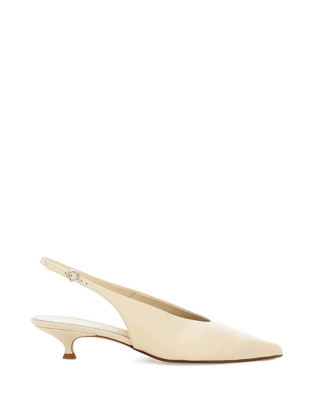 Aeyde Camilla pumps met puntige neus Beige