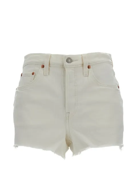 Levi's 501 raw-cut fringed shorts