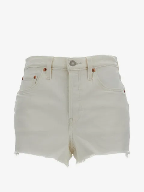 Levi's 501 raw-cut fringed shorts