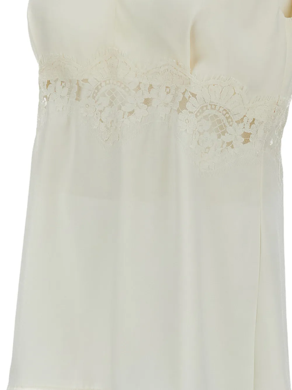 P.A.R.O.S.H. Shirt met kanten detail Wit