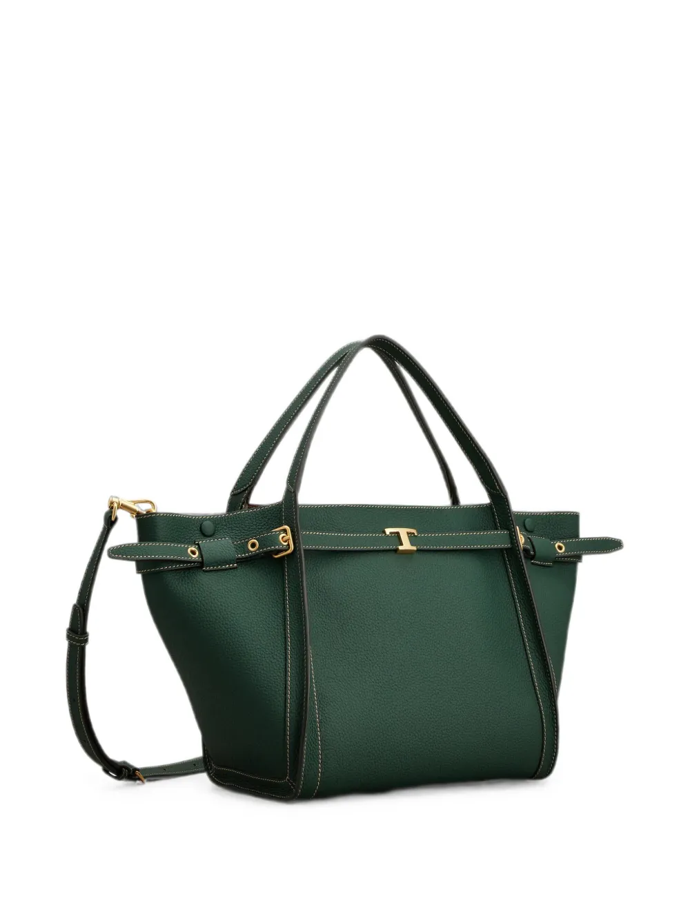 Tod's Kleine leren shopper Groen
