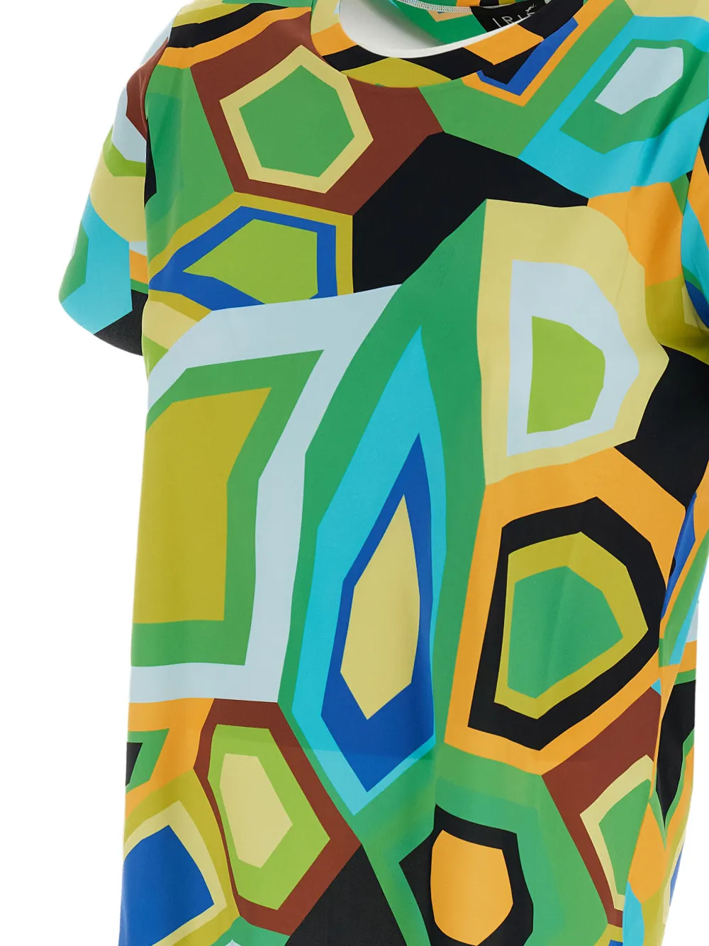 Geometric-Print T-Shirt