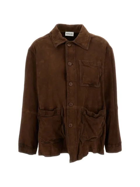 P.A.R.O.S.H. patch-pocket leather jacket