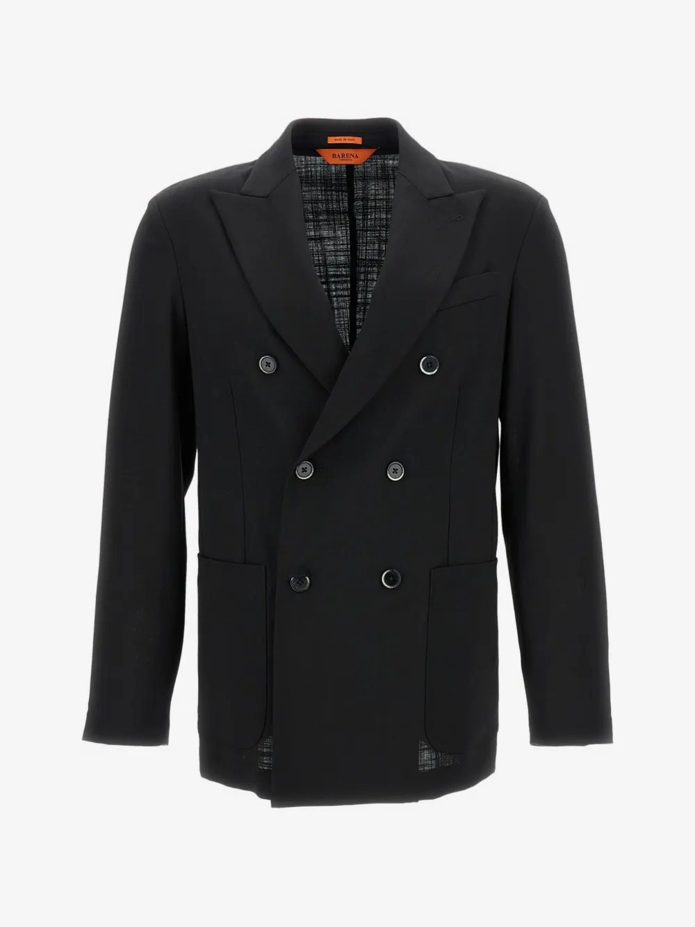 Barena dobbeltradet blazer | sort | Image 1