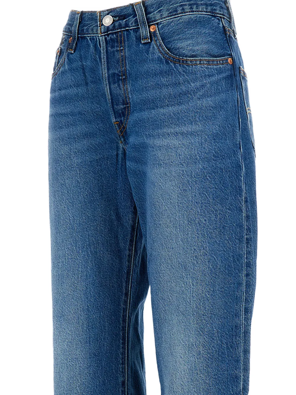 Levi's Jeans met vijf zakken en vervaagd effect Blauw