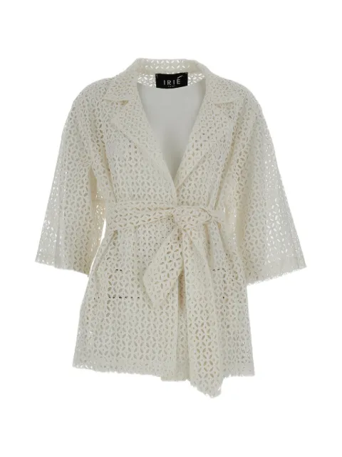 Irie' crochet belted jacket