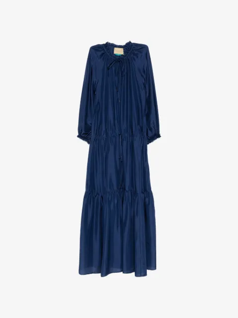 MOMONÌ robe longue Viento en soie