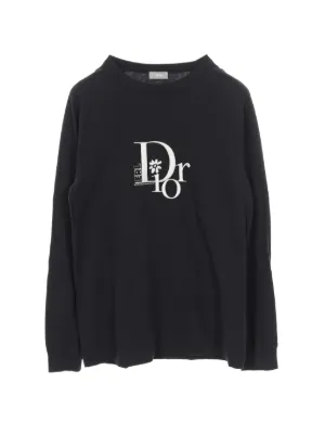 Christian Dior Pre-Owned logo-print T-shirt | Black | FARFETCH