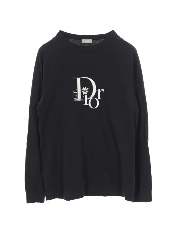 トップス DIOR ERL Long Sleeve T-Shirt Black XL トップス DIOR ERL Long Sleeve T-Shirt Black XL Christian Dior Pre