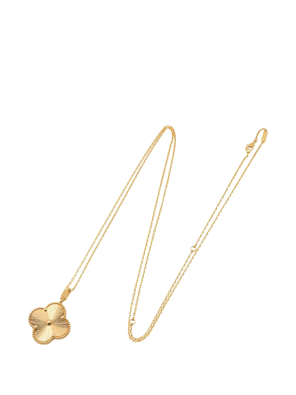 Van Cleef & Arpels Pre-Owned Magic Alhambra Guilloche necklace - Oro