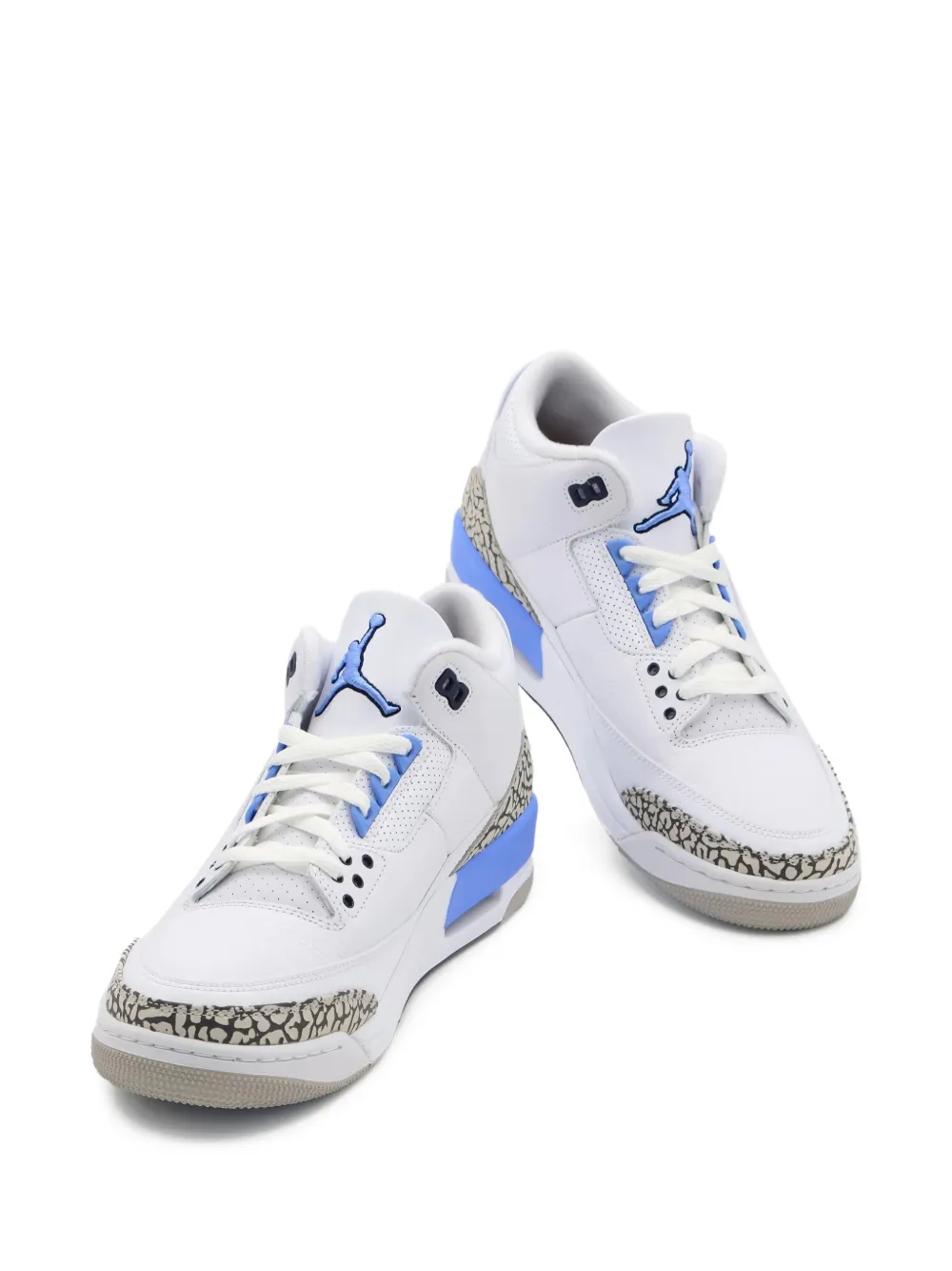  Jordan Jordan 3 Unc Pe Pattern Sneakers - White 