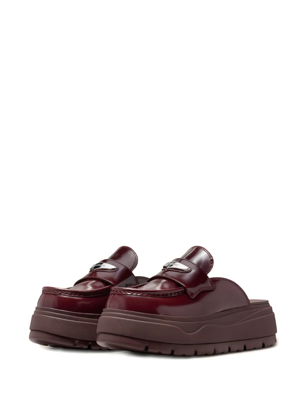 Jordan Muiltjes met plateauzool Rood