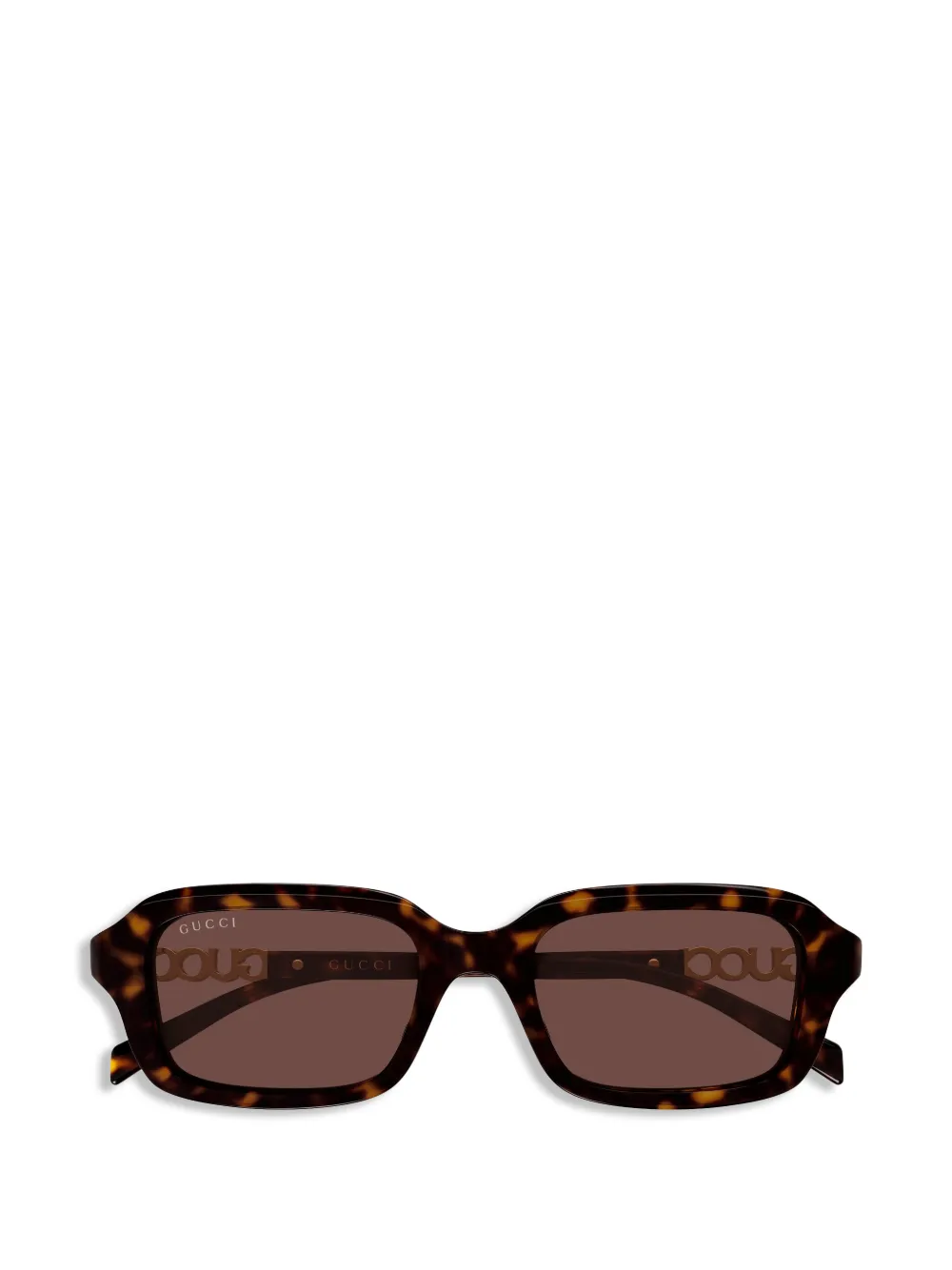 Gucci Eyewear Occhiali da sole squadrati - Marrone