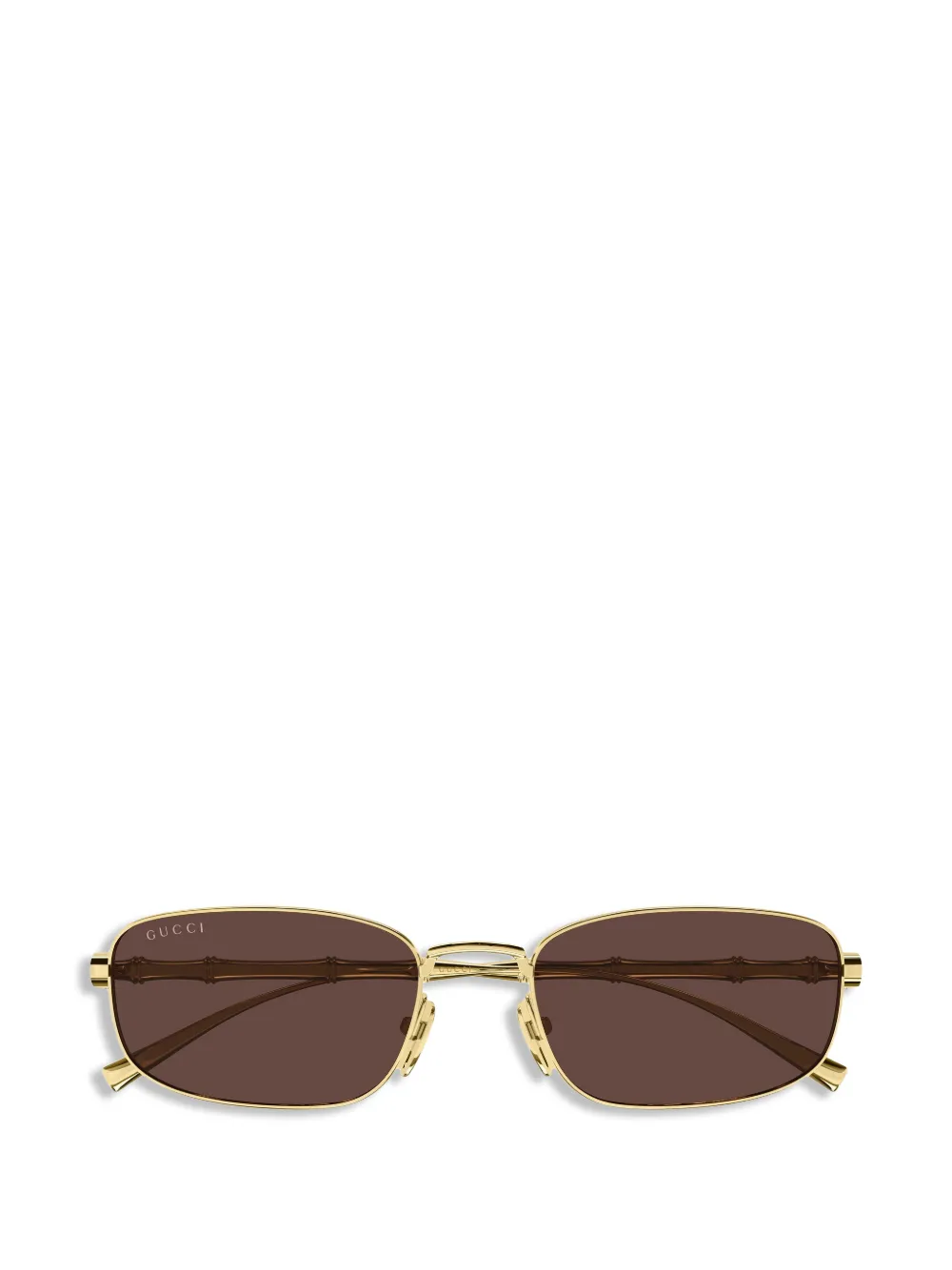 Gucci Eyewear Occhiali da sole squadrati - Oro