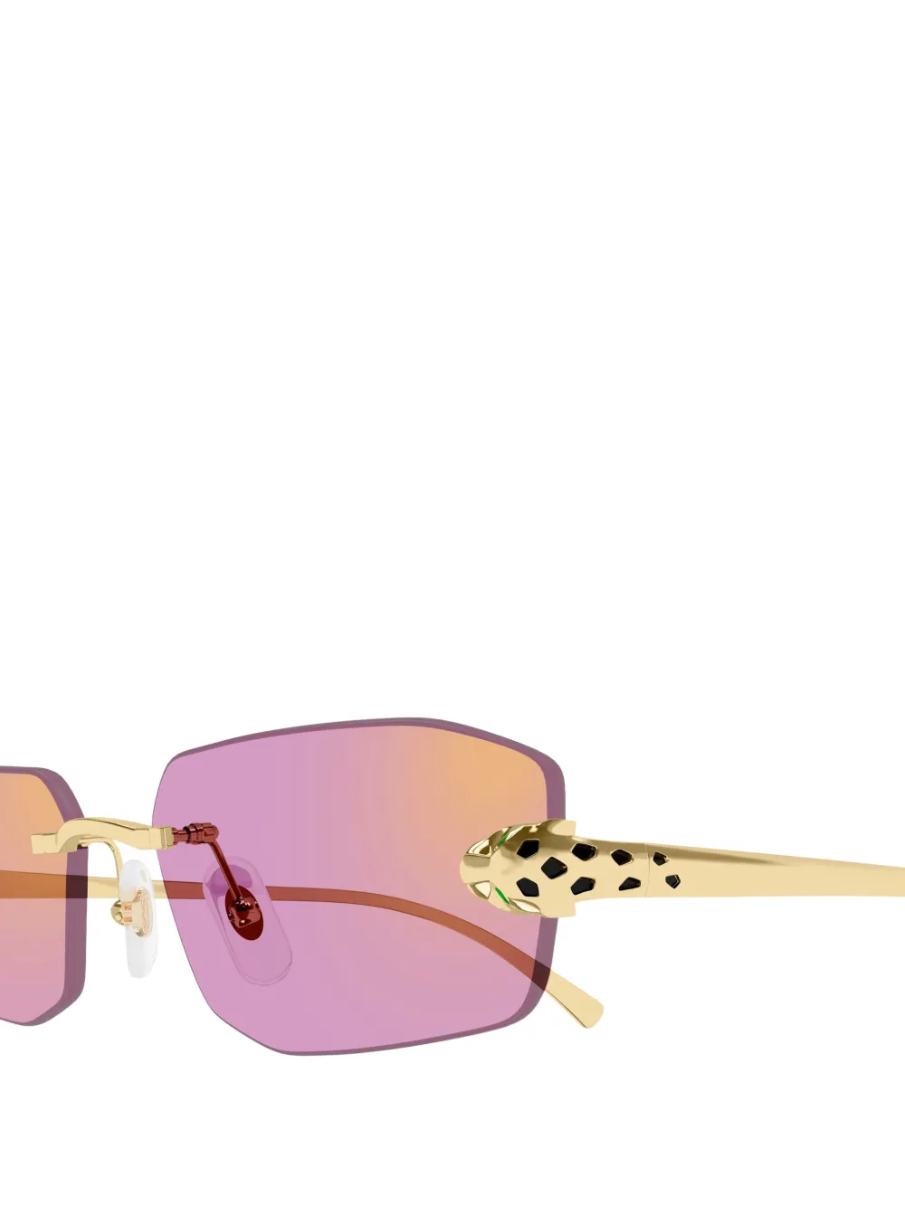 Cartier Eyewear Panthère de Cartier zonnebril Goud