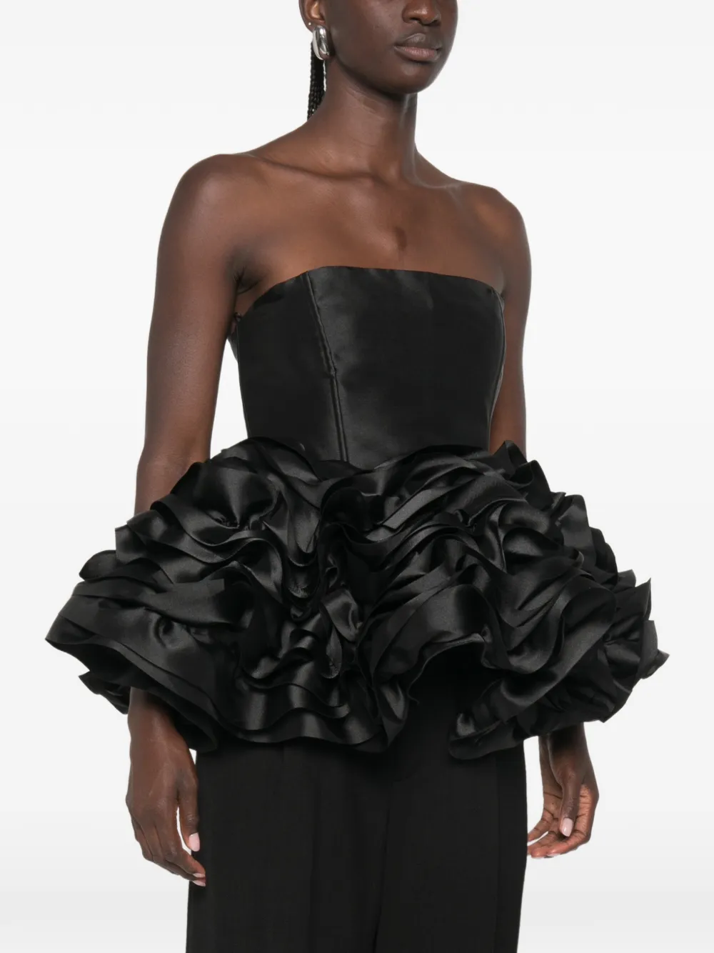  Marques'almeida Strapless Top - Negro 