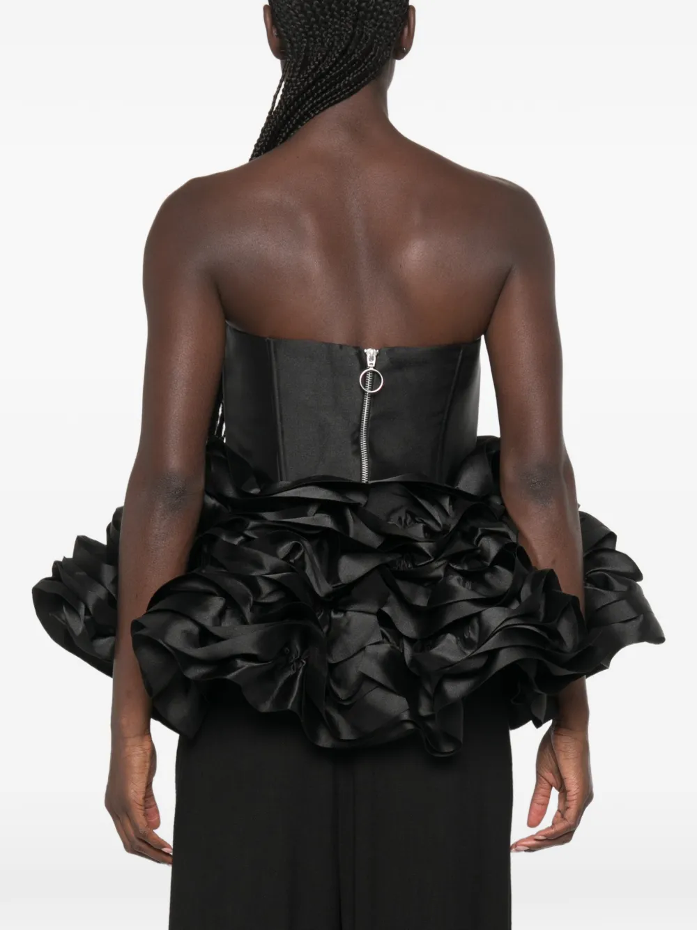 Marques'Almeida Strapless top Zwart