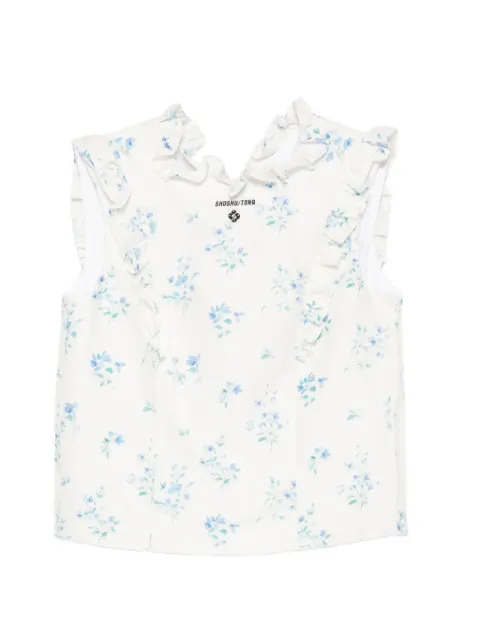 SHUSHU/TONG top con estampado floral
